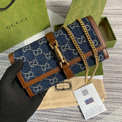 652681 Jackie 1961 chain wallet, Gucci Continental Wallets for Women