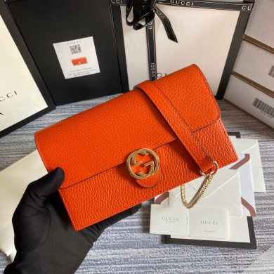510314 GG Marmont leather mini chain bag, GUCCI