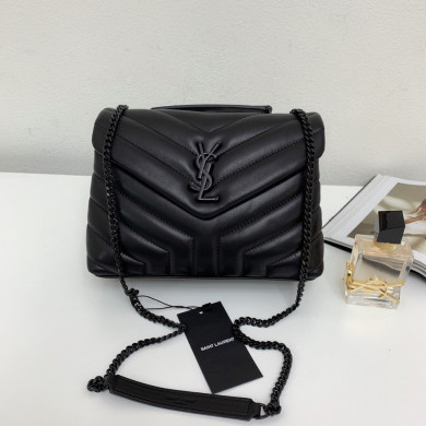 494699 LOULOU SMALL IN MATELASSÉ “Y” LEATHER, YSL SAINT LAURENT