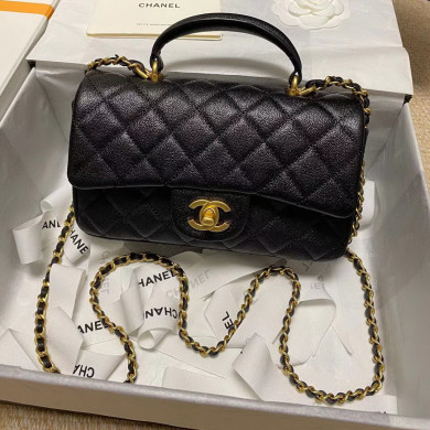 AS2431 mini flap bag with top handle
