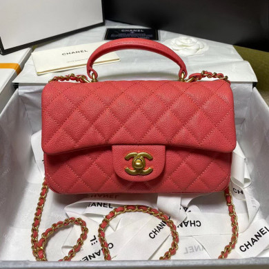 AS2431 mini flap bag with top handle