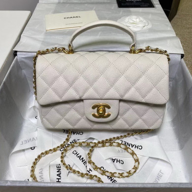 AS2431 mini flap bag with top handle