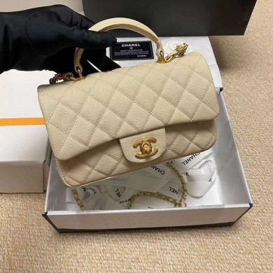 AS2431 mini flap bag with top handle