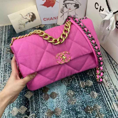 AS1161 chanel 19 large flap bag, CHANEL HANDBAGS