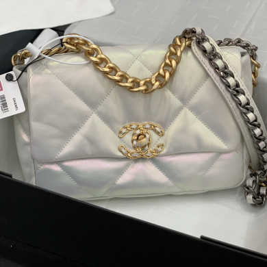 AS1160 chanel 19 small flap bag, CHANEL HANDBAGS