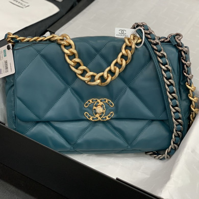 AS1161 chanel 19 large flap bag, CHANEL HANDBAGS