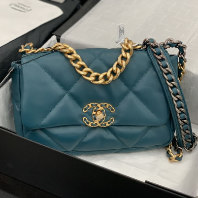 AS1160 chanel 19 small flap bag, CHANEL HANDBAGS