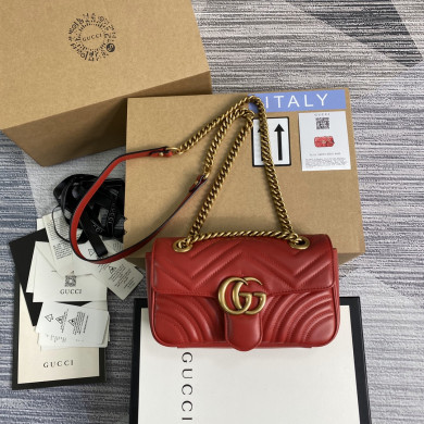 446744 GG Marmont matelassé mini bag, GUCCI Shoulder Bags for Women