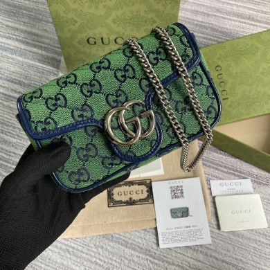 476433 GG Marmont Multicolor super mini bag