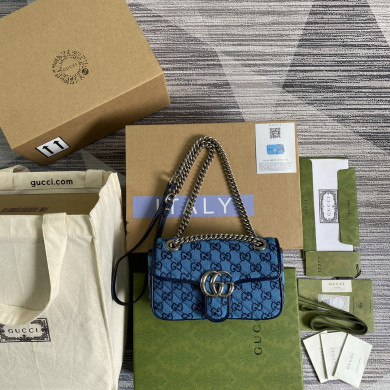 446744 GG Marmont multicolor mini bag