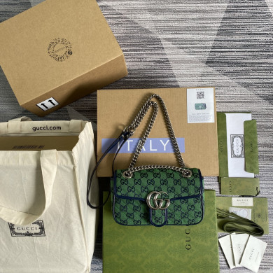 446744 GG Marmont multicolor mini bag