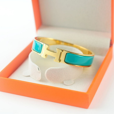 Hermes Bracelets & Bangles Stainless Steel, Perimeter 17cm, width 12mm, thick 3mm