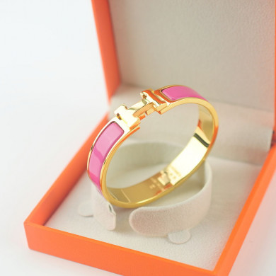 Hermes Bracelets & Bangles Stainless Steel, Perimeter 17cm, width 12mm, thick 3mm