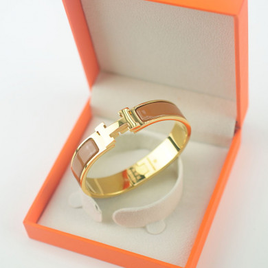 Hermes Bracelets & Bangles Stainless Steel, Perimeter 17cm, width 12mm, thick 3mm
