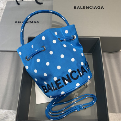 WOMEN'S WHEEL XS DRAWSTRING BUCKET, BALENCIAGA HANDBAG