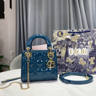 MINI LADY DIOR LAMBSKIN BAG, Strap long about 120cm, Christian Dior CD Handbags