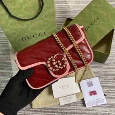 574969 GG Marmont super mini bag, GUCCI Mini Bags for Women