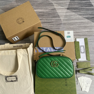 447632 GG Marmont Multicolor small shoulder bag