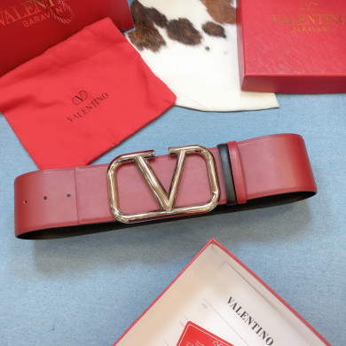 REVERSIBLE VLOGO SIGNATURE BELT IN GLOSSY CALFSKIN 70 MM / 2.8 IN.