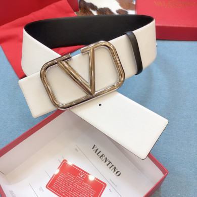 REVERSIBLE VLOGO SIGNATURE BELT IN GLOSSY CALFSKIN 70 MM / 2.8 IN.