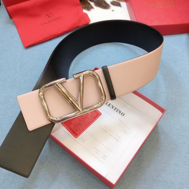 REVERSIBLE VLOGO SIGNATURE BELT IN GLOSSY CALFSKIN 70 MM / 2.8 IN.