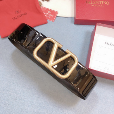 REVERSIBLE VLOGO SIGNATURE BELT IN GLOSSY CALFSKIN 70 MM / 2.8 IN.