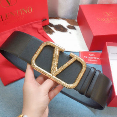 REVERSIBLE VLOGO SIGNATURE BELT IN GLOSSY CALFSKIN 70 MM / 2.8 IN.