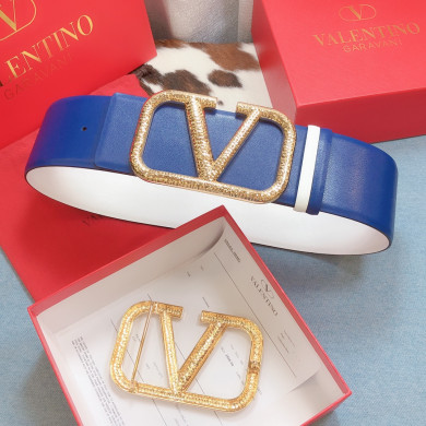 REVERSIBLE VLOGO SIGNATURE BELT IN GLOSSY CALFSKIN 70 MM / 2.8 IN.