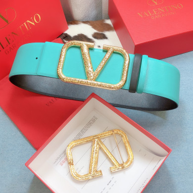 REVERSIBLE VLOGO SIGNATURE BELT IN GLOSSY CALFSKIN 70 MM / 2.8 IN.