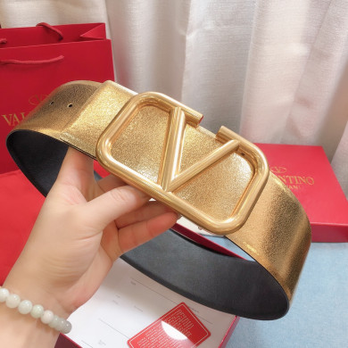 REVERSIBLE VLOGO SIGNATURE BELT IN GLOSSY CALFSKIN 70 MM / 2.8 IN.