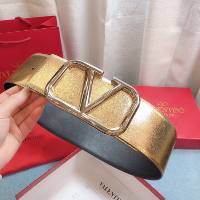 REVERSIBLE VLOGO SIGNATURE BELT IN GLOSSY CALFSKIN 70 MM / 2.8 IN.
