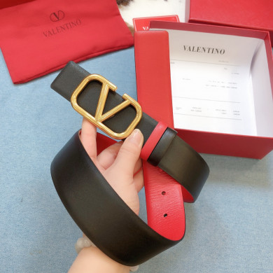 REVERSIBLE VLOGO SIGNATURE BELT IN GLOSSY CALFSKIN 40MM