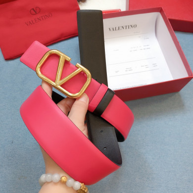 REVERSIBLE VLOGO SIGNATURE BELT IN GLOSSY CALFSKIN 40MM