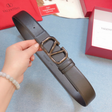 REVERSIBLE VLOGO SIGNATURE BELT IN GLOSSY CALFSKIN 40MM