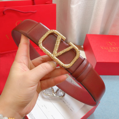 REVERSIBLE VLOGO SIGNATURE BELT IN GLOSSY CALFSKIN 40MM