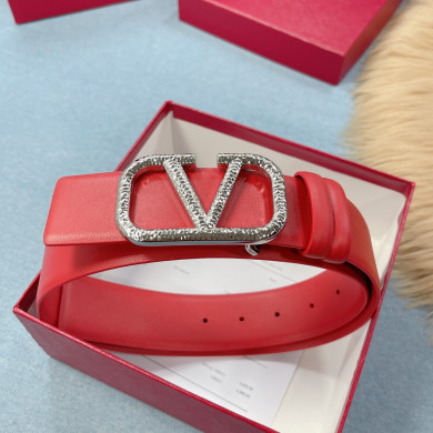 REVERSIBLE VLOGO SIGNATURE BELT IN GLOSSY CALFSKIN 40MM