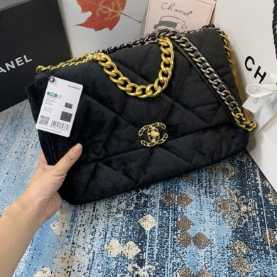 AS1162 chanel 19 maxi flap bag, CHANEL HANDBAGS