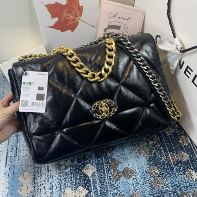 AS1162 chanel 19 maxi flap bag, CHANEL HANDBAGS