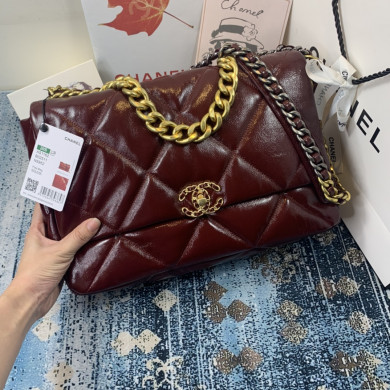 AS1162 chanel 19 maxi flap bag, CHANEL HANDBAGS