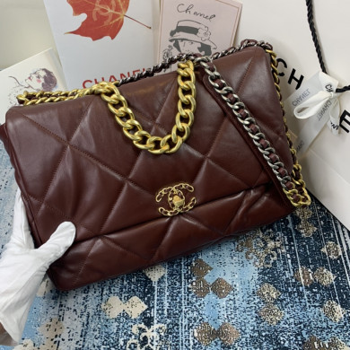 AS1162 chanel 19 maxi flap bag, CHANEL HANDBAGS
