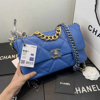 AS1161 chanel 19 large flap bag, CHANEL HANDBAGS