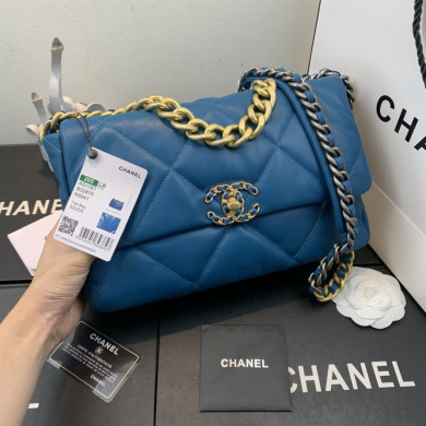 AS1161 chanel 19 large flap bag, CHANEL HANDBAGS