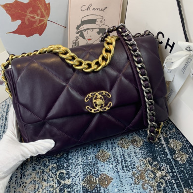 AS1161 chanel 19 large flap bag, CHANEL HANDBAGS