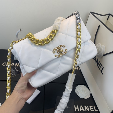 AS1161 chanel 19 large flap bag, CHANEL HANDBAGS