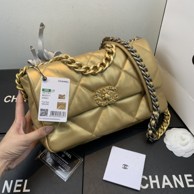 AS1161 chanel 19 large flap bag, CHANEL HANDBAGS