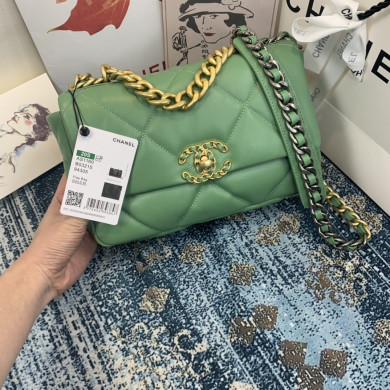 AS1160 chanel 19 small flap bag, CHANEL HANDBAGS