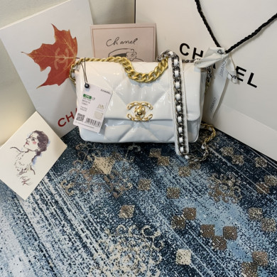 AS1160 chanel 19 small flap bag, CHANEL HANDBAGS