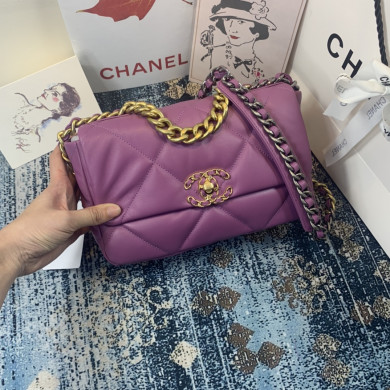 AS1160 chanel 19 small flap bag, CHANEL HANDBAGS
