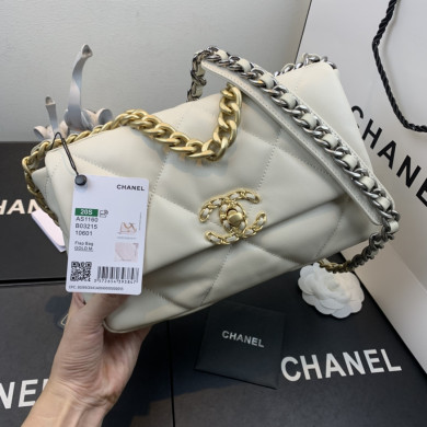 AS1160 chanel 19 small flap bag, CHANEL HANDBAGS