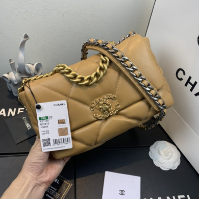 AS1160 chanel 19 small flap bag, CHANEL HANDBAGS